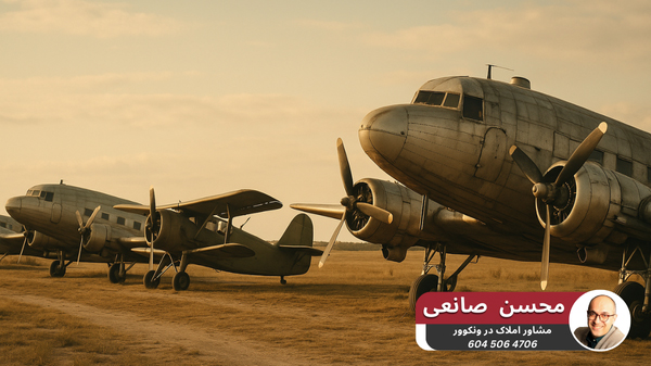 جاذبه های لنگلی - هواپیماهای قدیمی